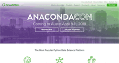 Desktop Screenshot of anaconda.com