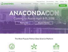 Tablet Screenshot of anaconda.com