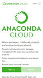 Mobile Screenshot of anaconda.org